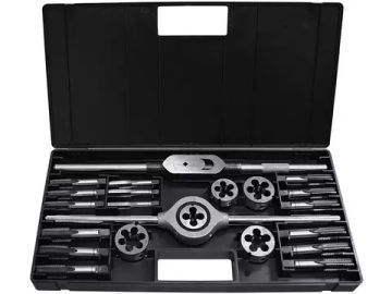 Резьбонарезной набор M 2-II 24 предметов M12-M20 в пластиковом кейсе Bucovice Tools 310200