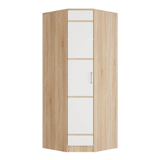 Сакура bts Шкаф угловой дуб сонома/белый