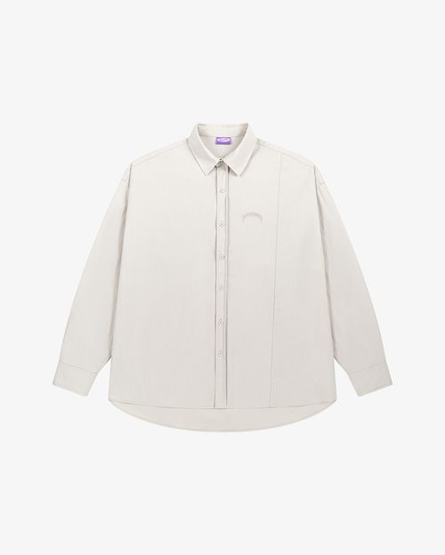 Сорочка Ymkashix Puff пыльно-белая