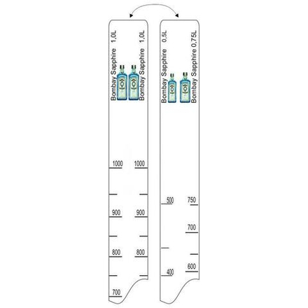 Барная линейка Bombay Sapphire (500мл/750мл/1л), P.L. Proff Cuisine