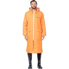 Плащ влагозащитный Waterproof Line Poseidon WPL ПВХ на молнии оранжевый