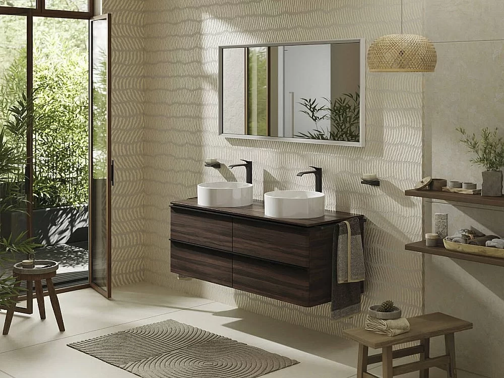 Смеситель для раковины Hansgrohe Vivenis 75042670 черный матовый