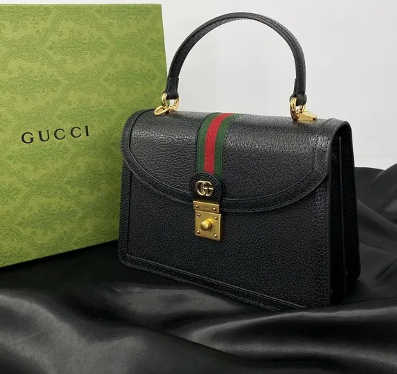 Маленькая сумка-тоут Gucci Ophidia
