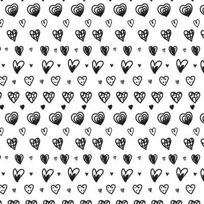 Сердца тушью