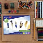 Альбом для акварели БОЛЬШОЙ, А3, ЗЕРНО, белая, 12л, 230г/м, склейка, BRAUBERG ART CLASSIC, 128962