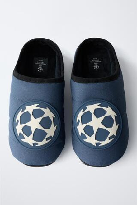 ZARA ДОМАШНИЕ ТАПОЧКИ UEFA CHAMPIONS LEAGUE ®, СИНИЙ