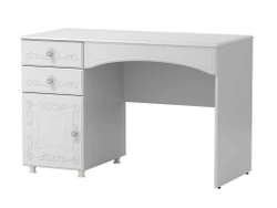 Стол письменный Италия ИТ-15 +ИТ-15А белое дерево