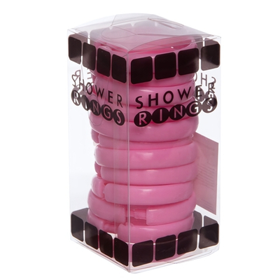 Набор колец для штор 12шт розовые Q2