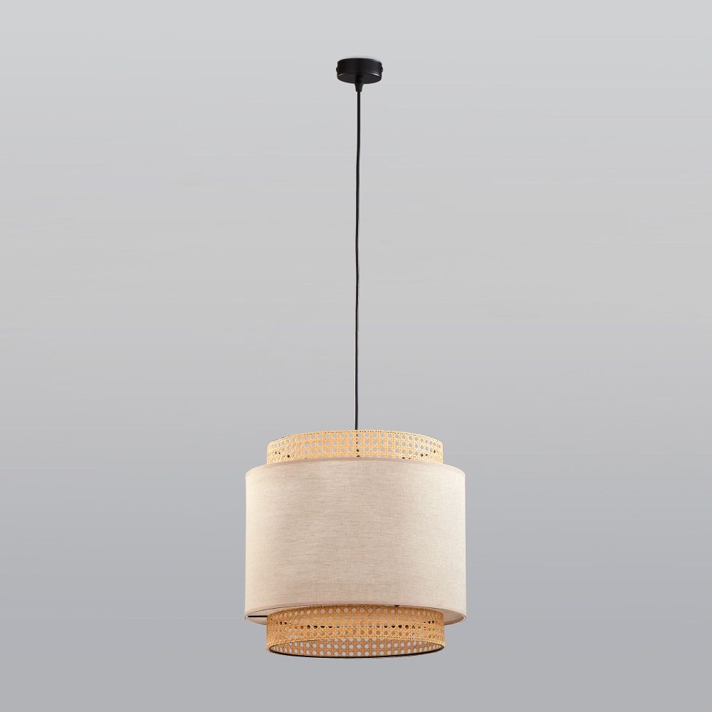 Подвесной светильник с тканевым абажуром 6301 Boho Nature