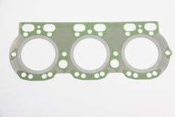 Прокладка ГБЦ ЯМЗ 236НЕ, БЕ, 6562.1 н/о а/м МАЗ метал.,общая ГБЦ, зелёный силикон (ПТП64)