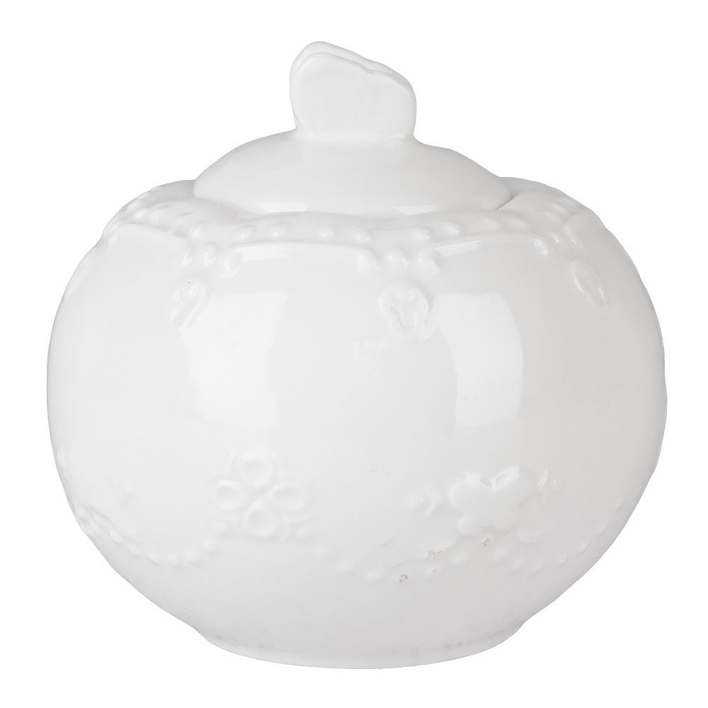 Сахарница " " 9х9х9см v=220мл (min4) (фарфор) (транспортная упаковка)