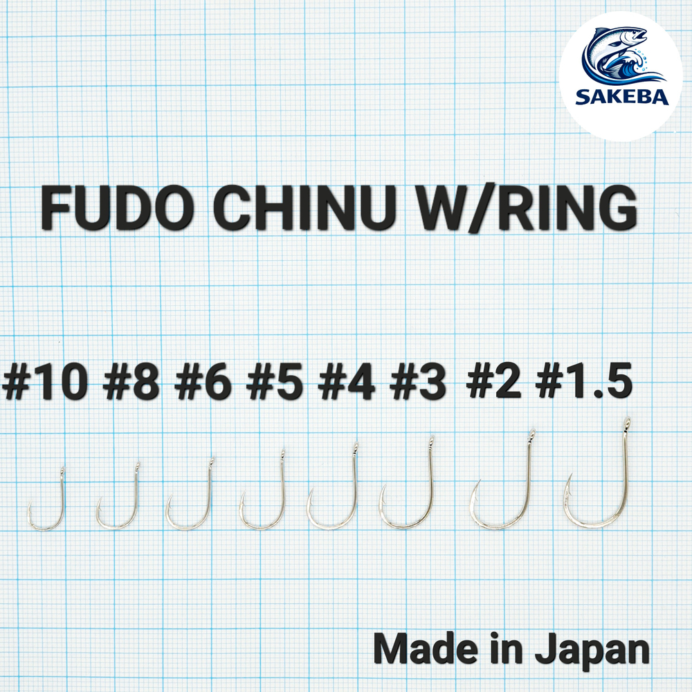 Крючки FUDO CHINU W/RING NK