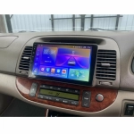 Магнитола Toyota Camry 30 2001-2006 (рамка оливковая) - FarCar GX9-8200L монитор 9.5" 2K QLED на Android 14, TS20, 6+128Гб, CarPlay, 4G SIM-слот