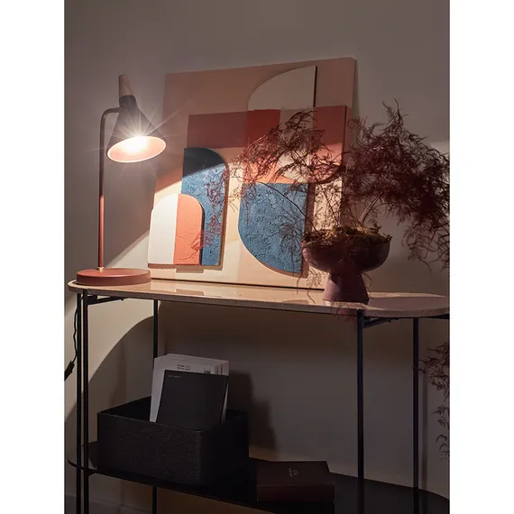 Лампа настольная Thor, Ø25х57 см, сливовая