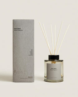 Zara Home DARK AMBER REED DIFFUSERS — ароматический диффузор с тростниковыми палочками, Темный Янтарь, 200 мл