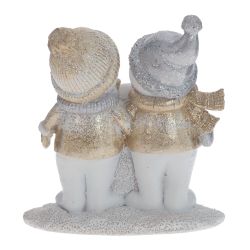 GAEM Фигурка декоративная "Снеговики", L10 W4 H11 см