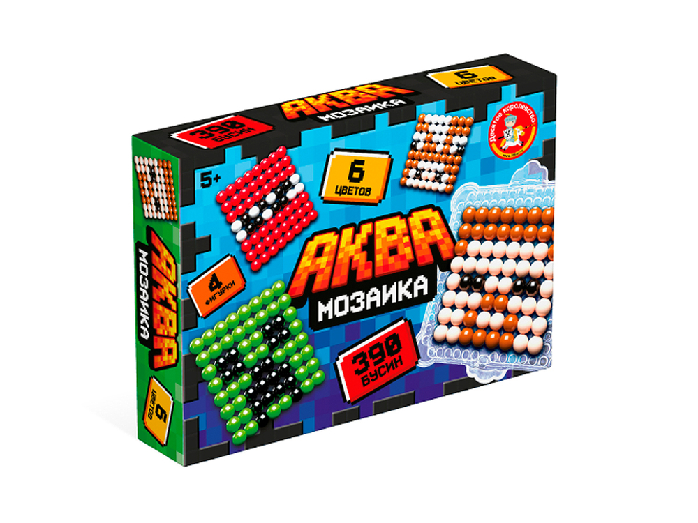 Аквамозаика ПИКСЕЛЬНЫЙ МИР 6 цв/390 эл