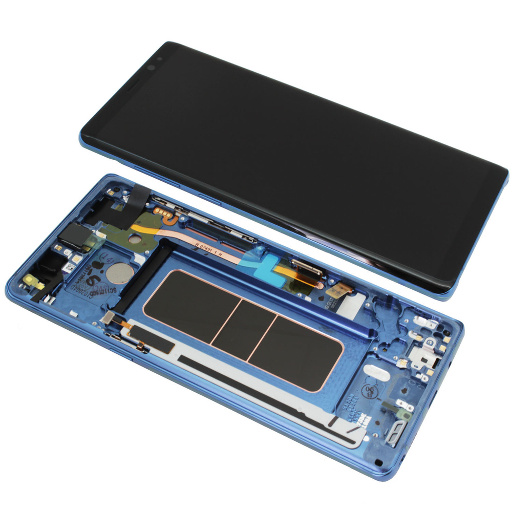 Дисплей для Samsung N950F (Note 8) модуль Синий - Ориг