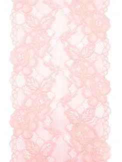 0656 Кружево эластичное 17 см, Италия, персик 081