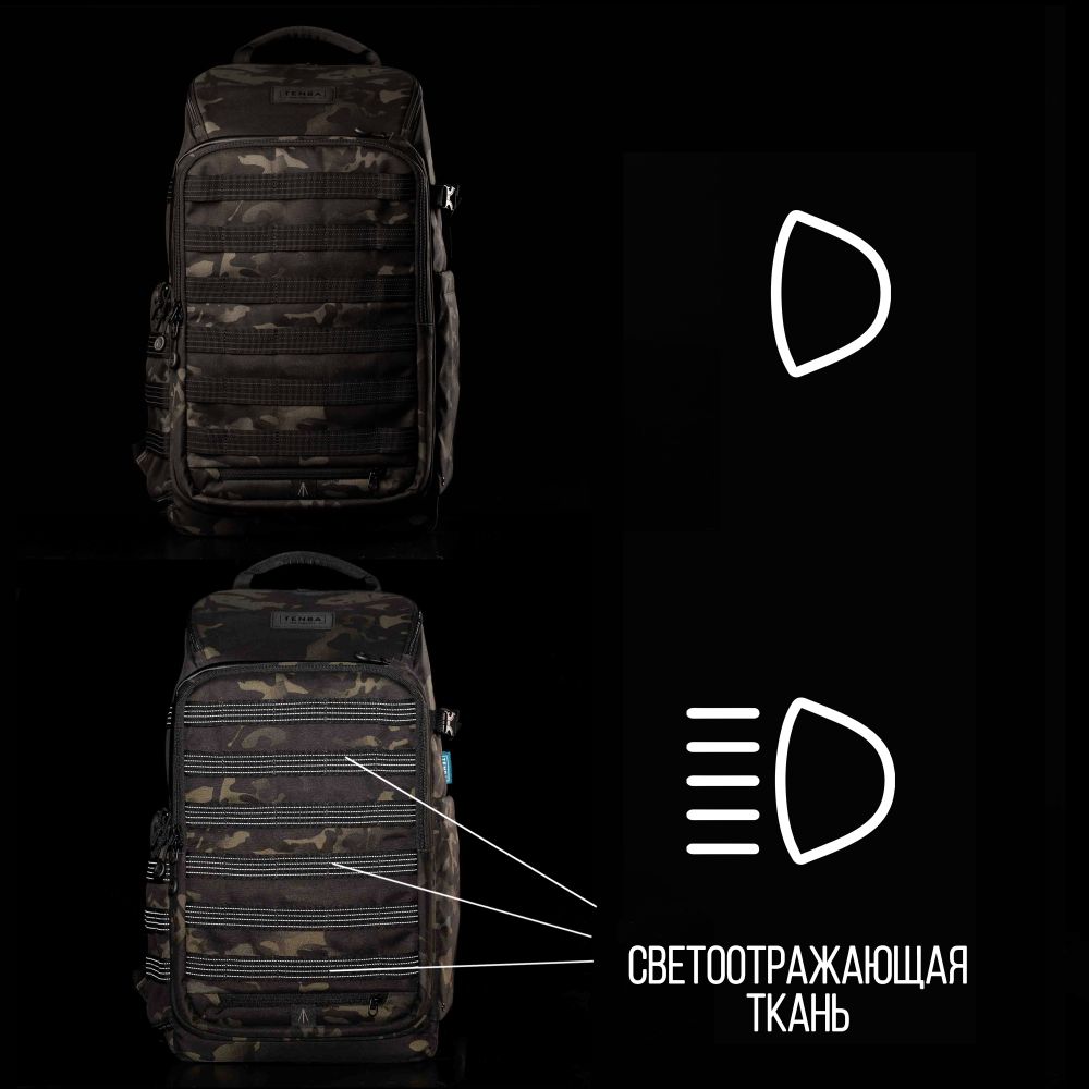 Фоторюкзак Tenba Axis v2 Tactical Backpack 16 MultiCam Black 637-753