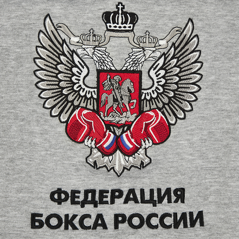 TSR-10386 Костюм спортивный Федерация Бокса России серый