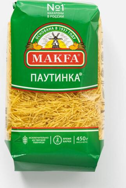 Макароны вермишель "Паутинка" 450 г