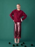 СВИТШОТ CHIC HAPPENS BORDO