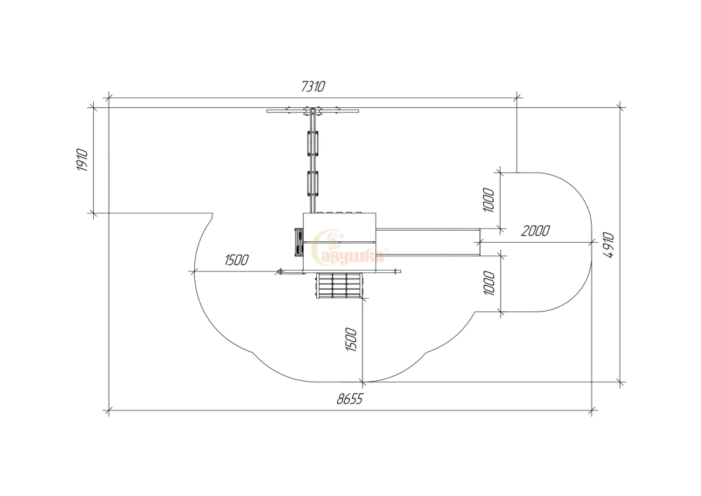 Детская площадка Савушка Тусун - 7