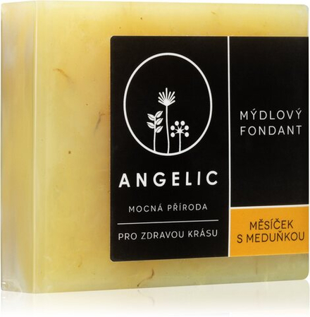 Angelic Soap fondant Calendula & Lemon balm - очень нежное натуральное мыло /   105  g  / GTIN 8594186330164