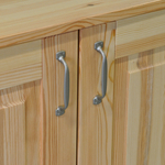 Кухня Венесуэла 320 см из массива сосны со столешницей (10 модулей), в прозрачном лаке