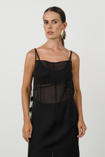 Платье- комбинация из органзы