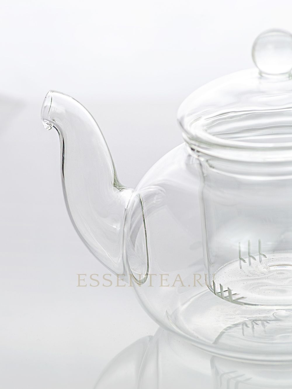 Чайник стеклянный с крышкой