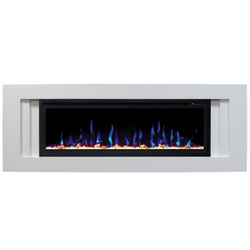 Электрокамин RealFlame Stockholm 50 WT белый с очагом Saphir 50