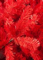 Искусственная красная елка «Огненная» (пвх) от 1,2 м до 3 м