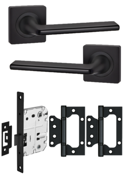 Ручка дверная с защелкой и петлями TREND