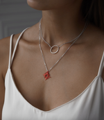 Колье с кольцом 20 мм