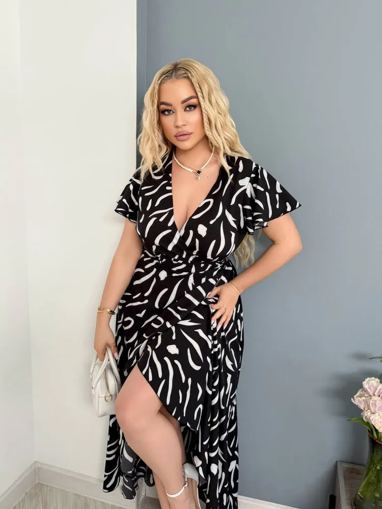 Платье на запах УК-1964-15 Фабрика Моды