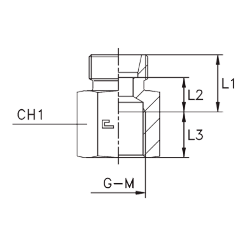 Соединение PS DS30 BSP 1.1/4" (корпус)