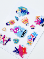 Стикерпак объемный m-cro Алоха, 110/145 мм