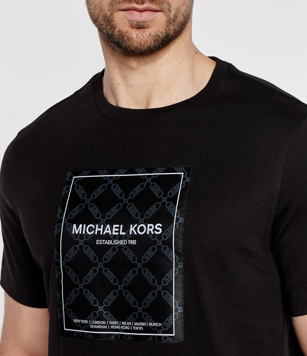 Футболка EMPIRE FLAGSHIP Michael Kors - черный(CS451VR1V2)