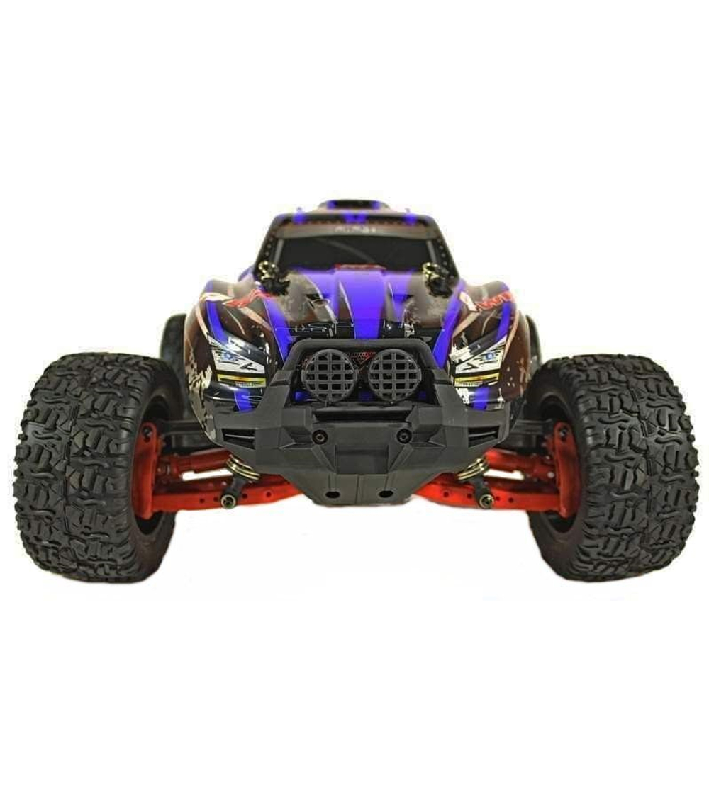 Радиоуправляемый монстр Remo Hobby MMAX PRO UPGRADE (синий) 4WD 2.4G 1/10 RTR