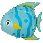 Шар Фольгированный Рыба голубая (Голубой)