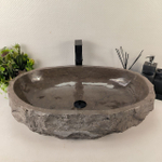 Каменная раковина из мрамора Erozy Grey EM-05017 (69*47*15) 0892 из натурального камня