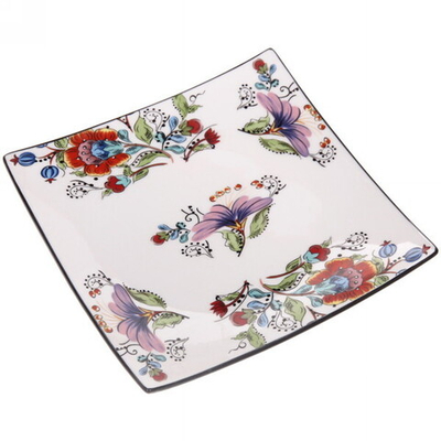 Тарелка керамическая «Magic Flower» 21,5*21,5*2,8см