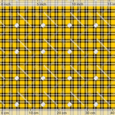 Желтая клетка тартан by Comfylana 577 DPI