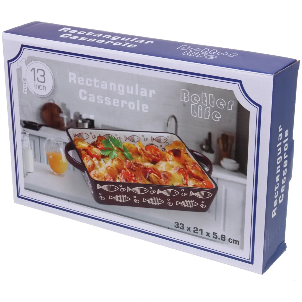 Форма керамическая для запекания «Small fish» 33,5*22*6см