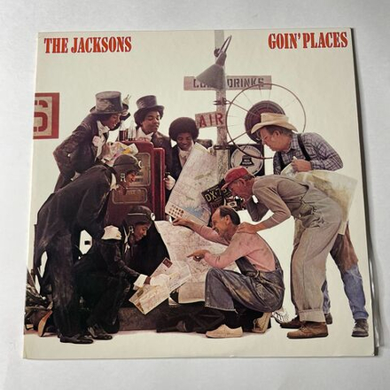 Винтажная виниловая пластинка LP The Jacksons 5 Goin Places (Japan 1977) (No Obi)