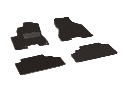 Ворсовые коврики LUX для Hyundai Tucson I 2004-2010 Seintex.83153