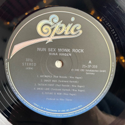 Винтажная виниловая пластинка LP Nina Hagen Nunsexmonkrock (Japan 1982) (No Obi)