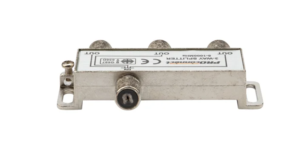 Делитель на 3TV F разъём 5-1000 МГц PROCONNECT 05-6022
